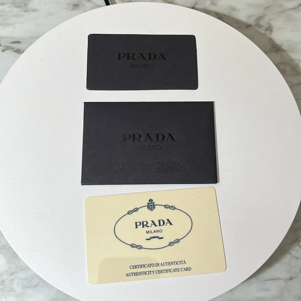 Prada Black Saffiano Leather Zip Wallet in GUC. - Picture 16 of 17